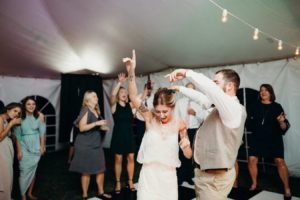the bride dancing